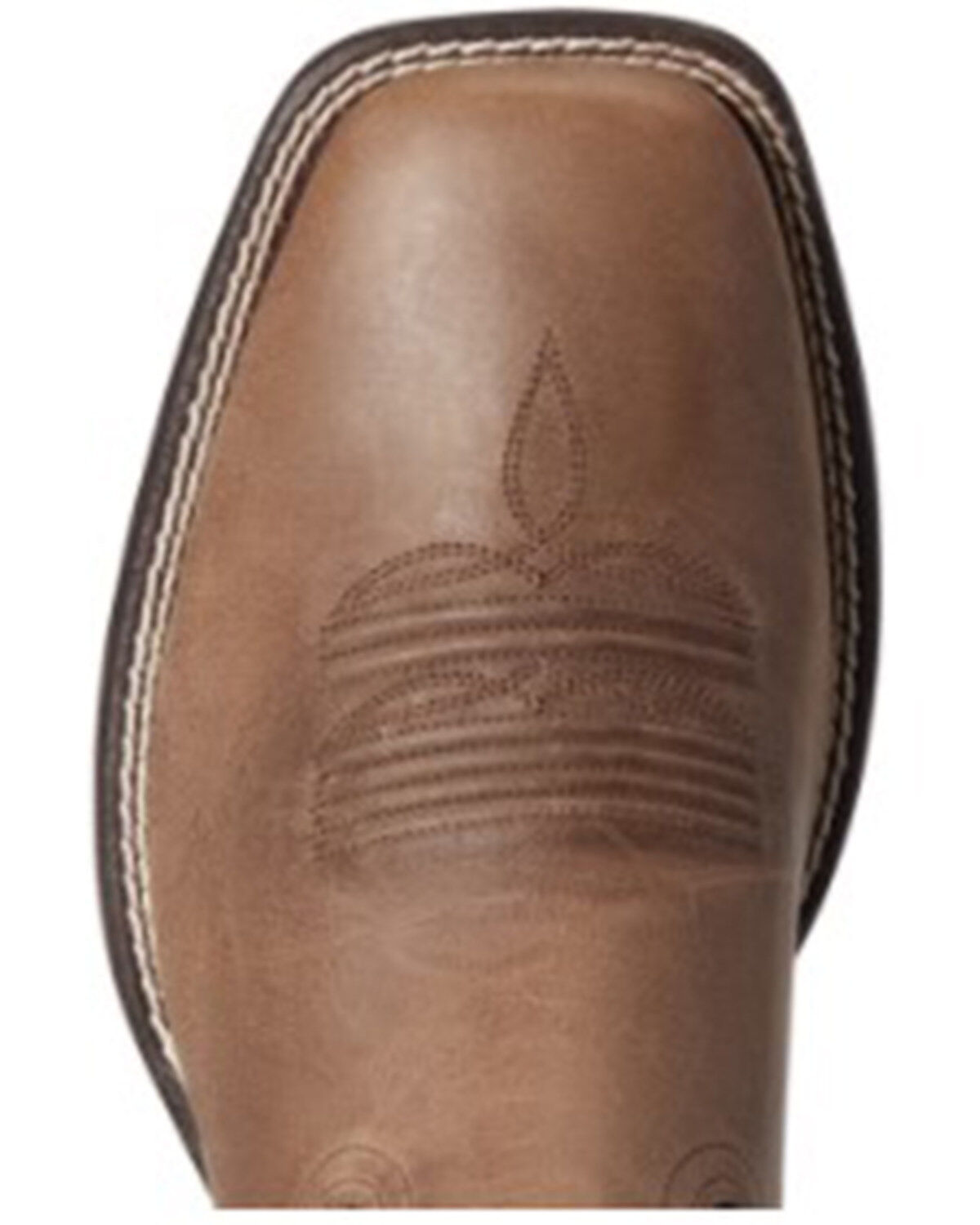 Image #4 - Ariat Men's Authentic Layton Performance Western Boot - Broad Square Toe, Brown, hi-res