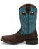 Image #3 - Justin Men's 11" Stampede Bowline Performance Western Boots - Broad Square Toe, Brown, hi-res