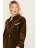 Image #2 - Shyanne Women's Corduroy Western Shacket , Forest Green, hi-res