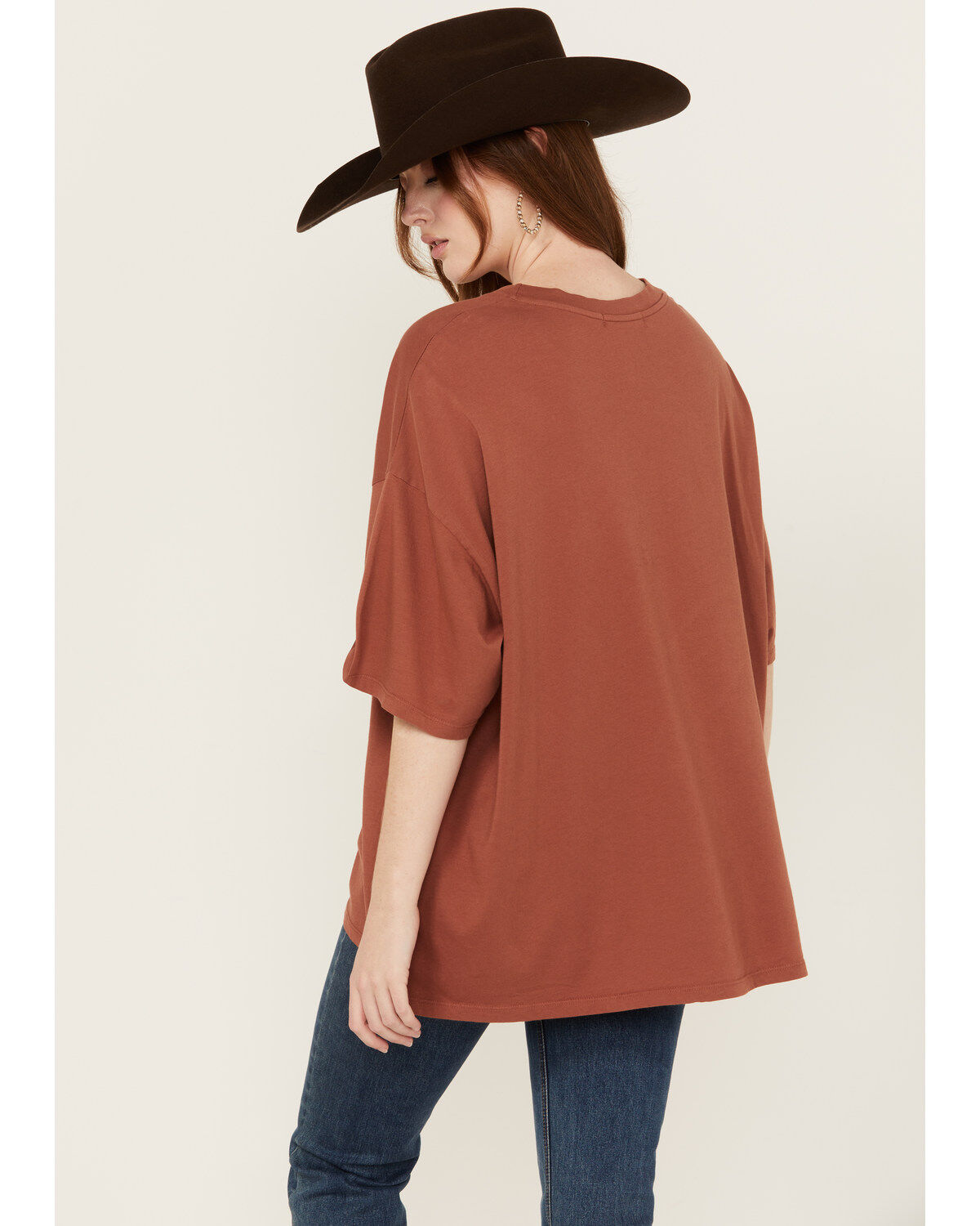 Image #4 - Daydreamer Tim McGraw Short Sleeve Oversized Tee, Brown, hi-res
