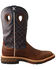 Image #2 - Twisted X Men's Waterproof CellStretch Western Work Boots - Soft Toe, Brown, hi-res
