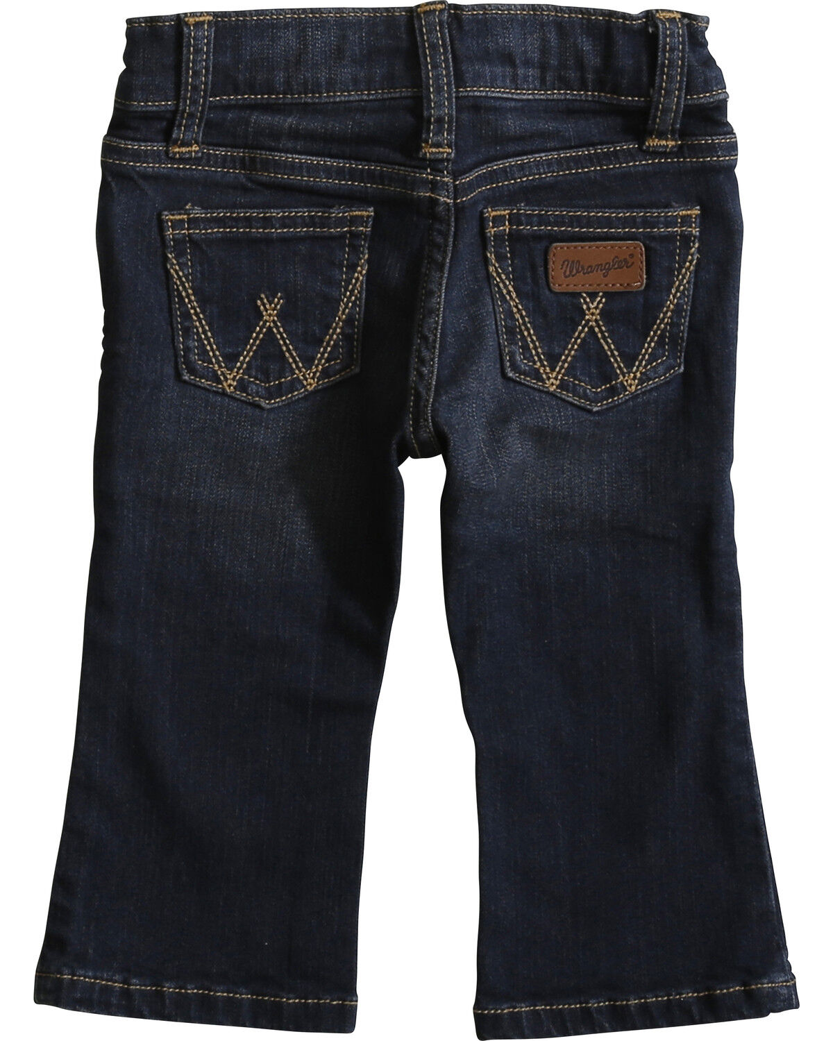 Wrangler Infant Boys' Dark Wash Jeans, Indigo, hi-res