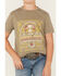 Image #3 - Rock & Roll Denim Boys' Rodeo Time Dale Brisby Short Sleeve Graphic T-Shirt, Olive, hi-res