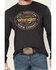 Image #2 - Wrangler Men's Real American Logo Long Sleeve T-Shirt, Grey, hi-res