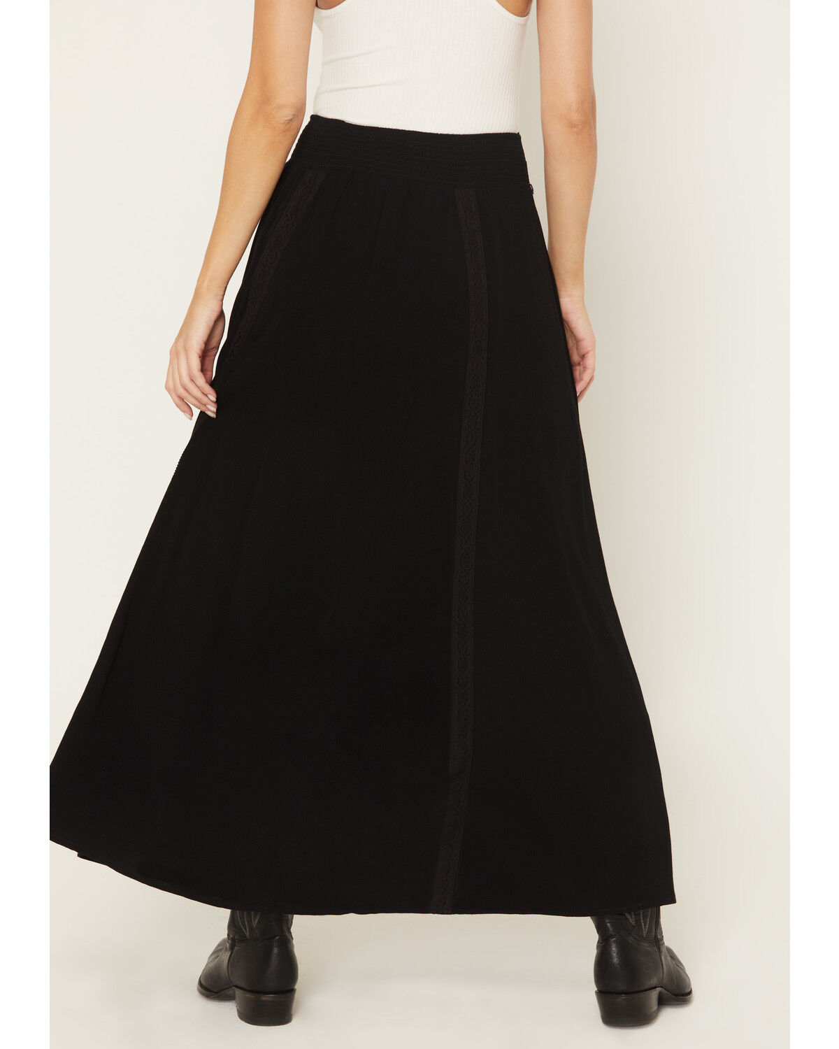 Image #4 - Shyanne Women's Lace Inset Maxi Skirt, , hi-res