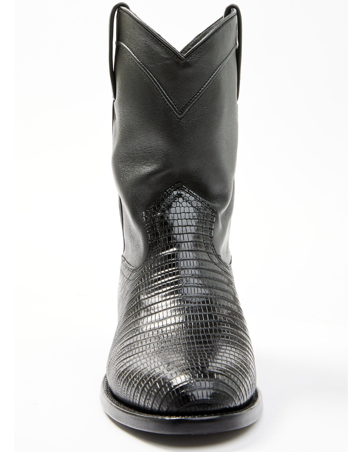 Image #4 - Cody James Black 1978&reg; Men's Carmen Exotic Teju Lizard Roper Boots - Round Toe, Black, hi-res