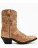 Image #2 - Laredo Women's Joni Western Fashion Booties - Snip Toe, Camel, hi-res