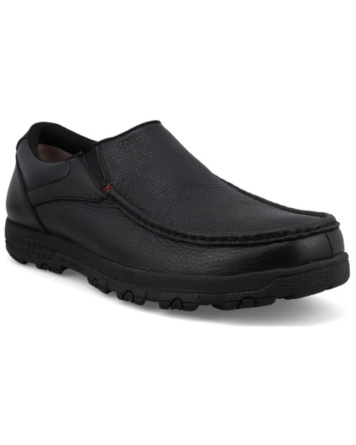 Image #1 - Twisted X Men's Slip-On Driving Shoe - Moc Toe, Black, hi-res