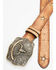 Image #3 - Idyllwind Women's Cordero Longhorn Buckle And Star Cutout Belt , Brown, hi-res