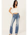 Image #1 - Idyllwind Women's Al To Vista Medium Wash Mid Rise Bootcut Stretch Denim Jeans, Medium Wash, hi-res