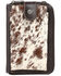 Image #1 - Montana West Women's Western Genuine Hairon Cowhide Phone Case Crossbody Wallet , Coffee, hi-res