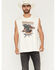 Image #1 - Moonshine Spirit&reg; Men's Flying Eagle Sleeveless Graphic Muscle T-Shirt, Natural, hi-res