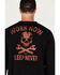 Image #4 - Hawx Men's Never Sleep Long Sleeve Graphic T-Shirt , Black, hi-res