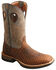 Image #1 - Twisted X Men's Tech X Western Boots - Broad Square Toe, Brown, hi-res