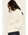 Image #2 - Levi's Women's 90's Corduroy Sherpa Trucker Jacket , Ivory, hi-res