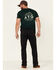 Image #2 - ATG by Wrangler Men's Caviar Synthetic Stretch Utility Pants , Black, hi-res