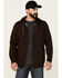 Image #1 - Moonshine Spirit&reg; Men's Brown Koa Wood Zip-Front Hooded Jacket, Brown, hi-res