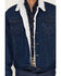 Image #3 - Wrangler Men's Sherpa Lined Denim Jacket, Denim, hi-res