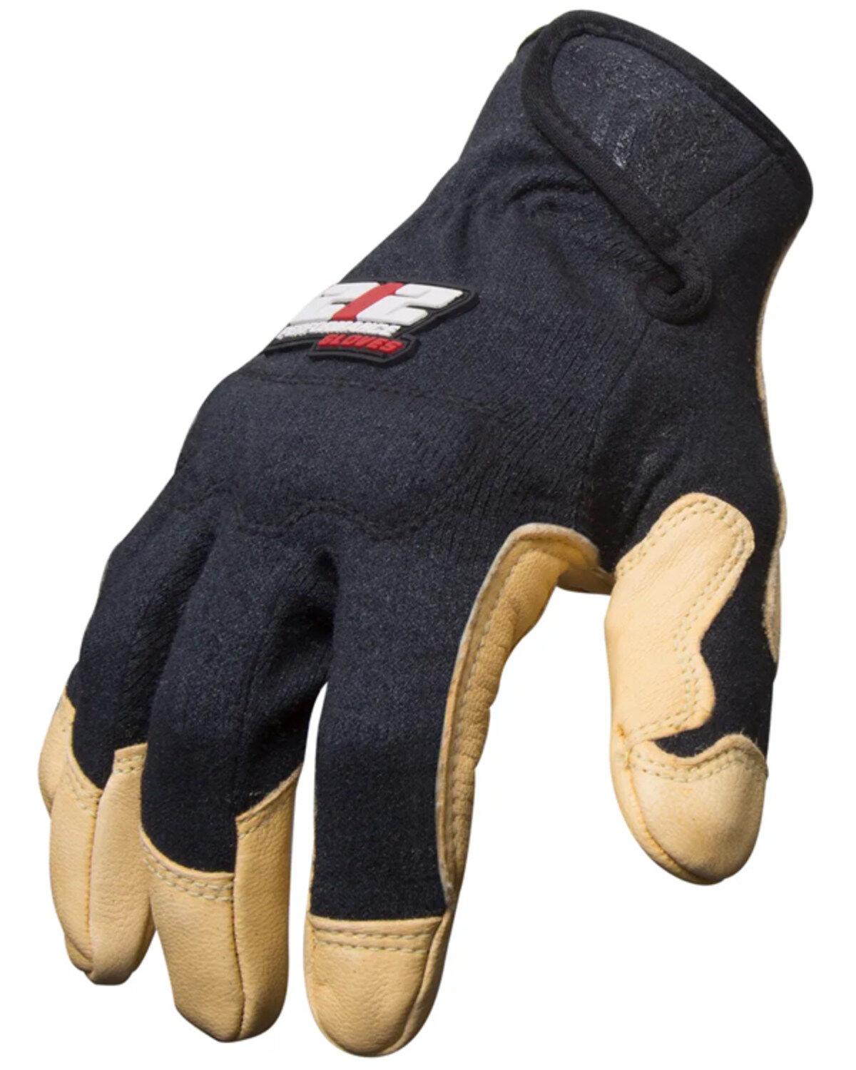 Image #1 - 212 Performance Men's FR Fabricator Cut 2 Leather Welding Gloves - Black, Black, hi-res