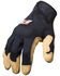 Image #1 - 212 Performance Men's FR Fabricator Cut 2 Leather Welding Gloves - Black, Black, hi-res