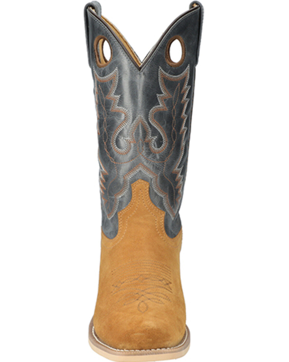 Image #4 - Smoky Mountain Men's Santa Fe Western Boots - Square Toe, Multi, hi-res