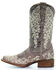 Image #3 - Corral Women's Brown Crater Embroidered Western Boots - Square Toe, Brown, hi-res