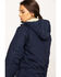 Image #5 - Carhartt Women's FR Full Swing Quick Duck Sherpa-Lined FR Jacket, Navy, hi-res