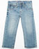 Image #1 - Cody James Toddler-Boys' Crupper Light Wash Mid Rise Stretch Slim Straight Jeans, Blue, hi-res