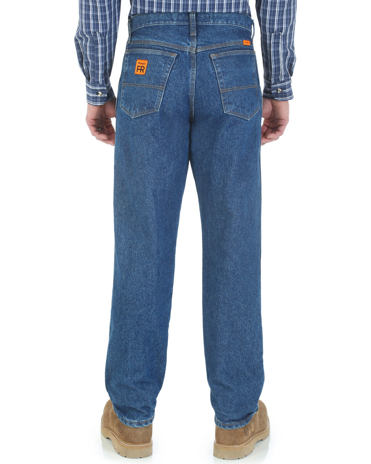 Image #1 - Wrangler Riggs Workwear Men's FR Relaxed Fit Jeans, Indigo, hi-res