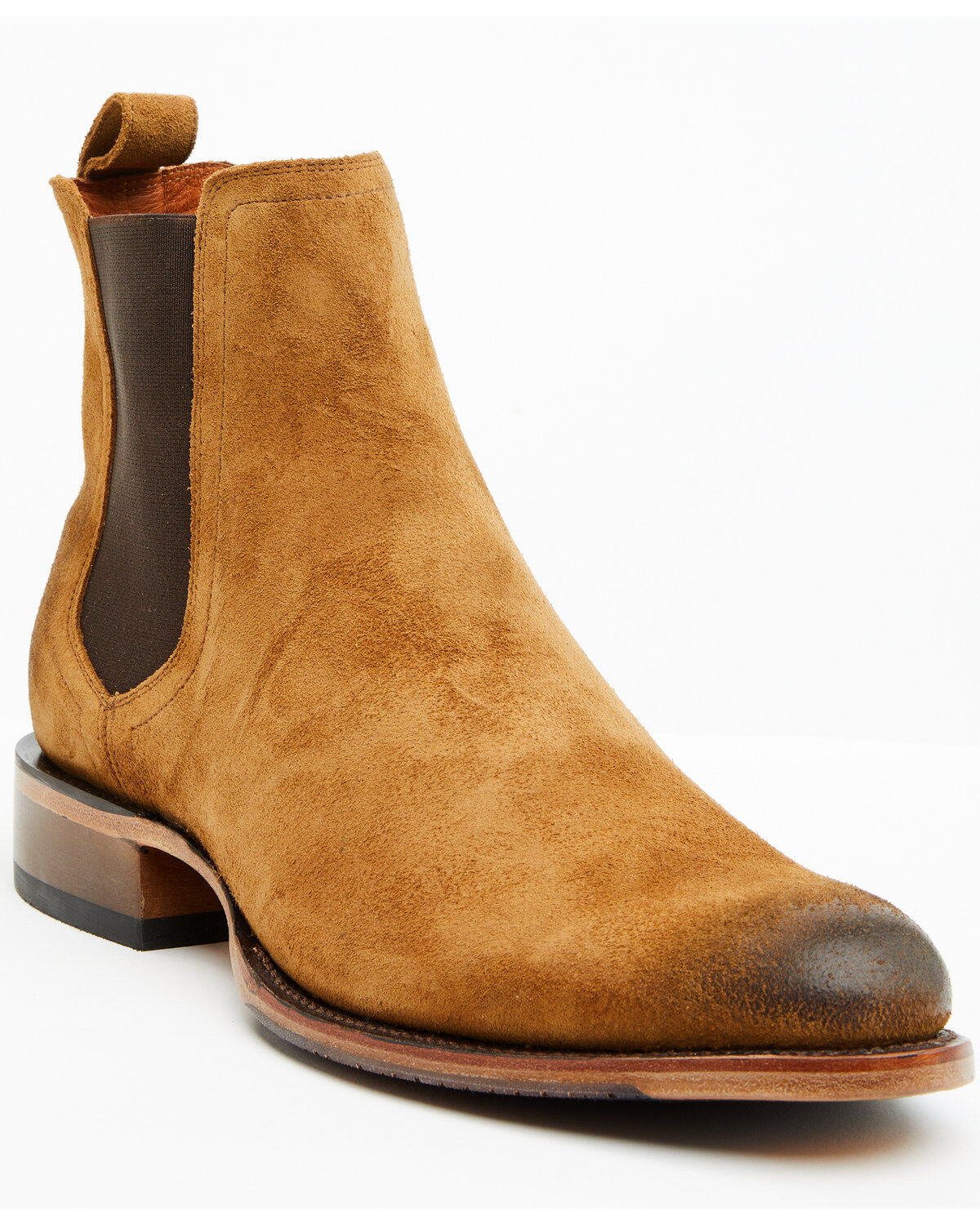 Image #1 - Cody James Black 1978&reg; Men's Franklin Chelsea Ankle Boots - Round Toe, Tan, hi-res