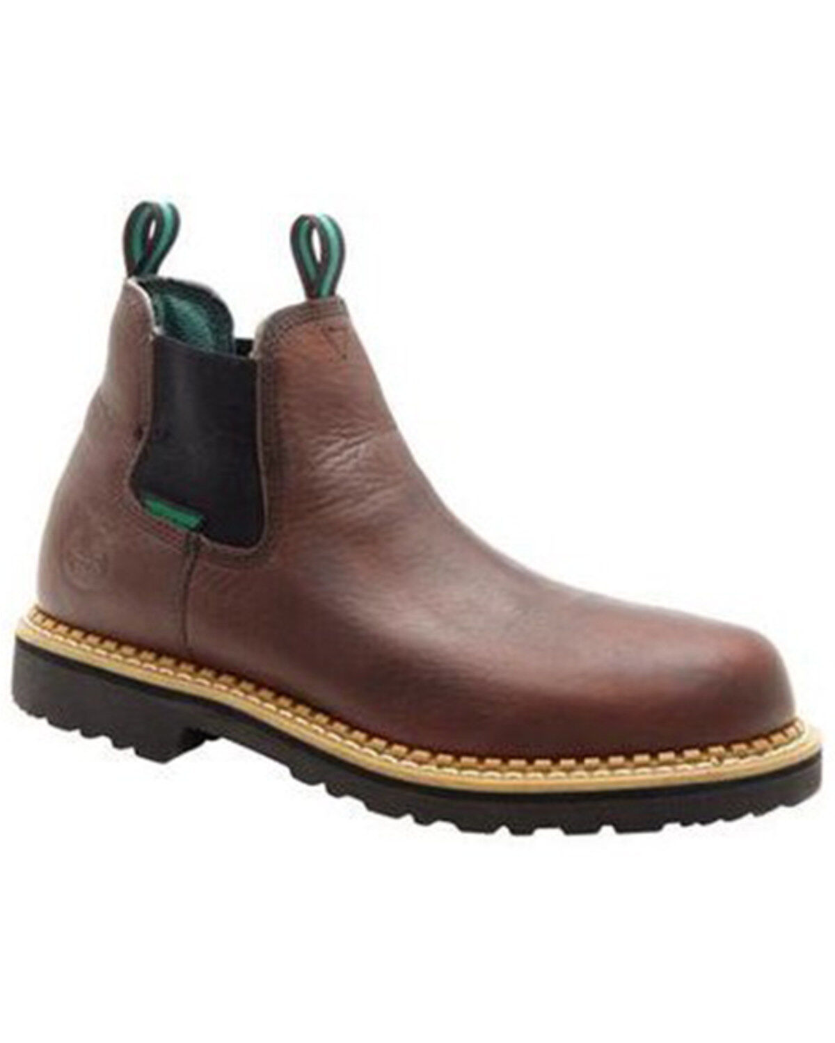 Image #2 - Georgia Men's Waterproof Romeo Casual Work Boots, Brown, hi-res