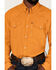 Image #3 - RANK 45&reg; Men's Solid Roughie Tech Long Sleeve Snap Western Shirt, Gold, hi-res