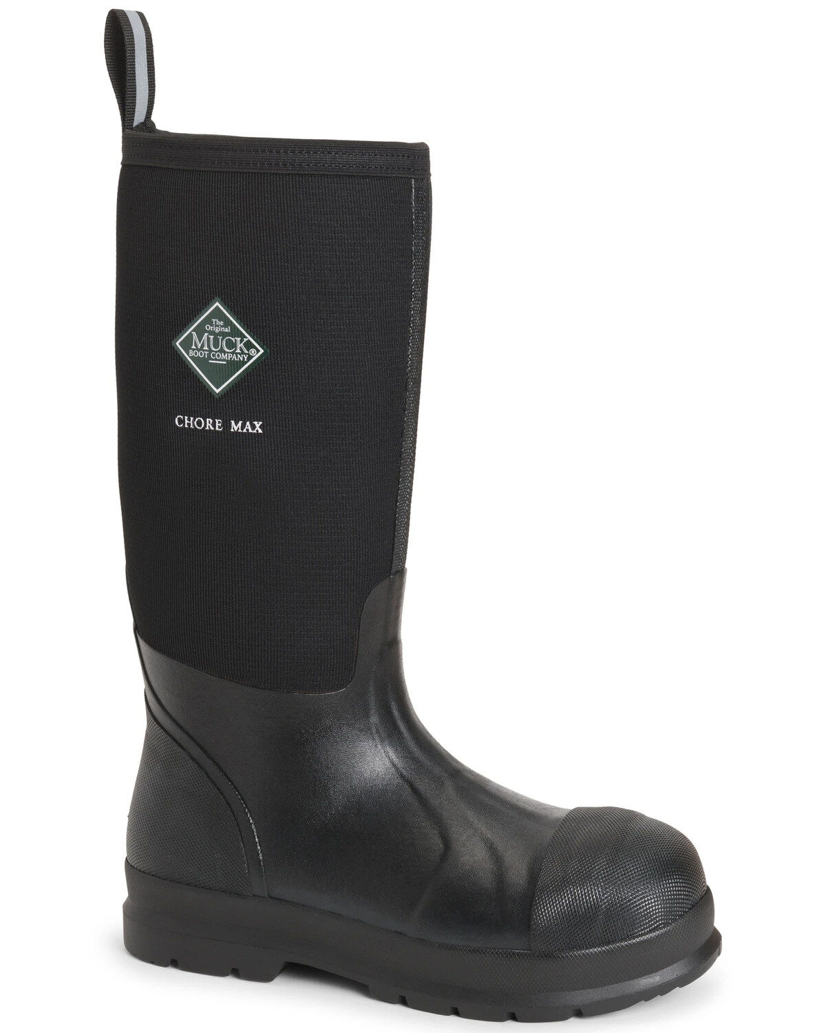 Muck Boots Men's Chore Max Rubber Boots - Composite Toe, Black, hi-res