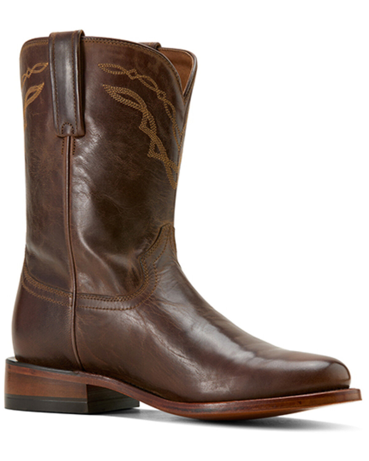 Ariat Men's Downtown Loco Western Boots - Round Toe, Brown, hi-res