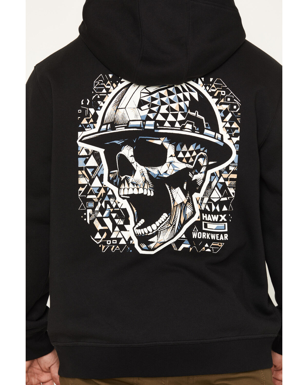 Image #4 - Hawx Men's Scream Fleece Hooded Sweatshirt, Black, hi-res