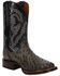 Image #1 - Dan Post Men's Exotic Ostrich Western Boots - Square Toe, Grey, hi-res