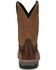 Image #4 - Justin Men's Carbide Western Work Boots - Soft Toe, Brown, hi-res