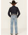 Image #3 - Wrangler Retro Boys' Woodmere Light Wash Slim Bootcut Stretch Denim Jeans, Blue, hi-res