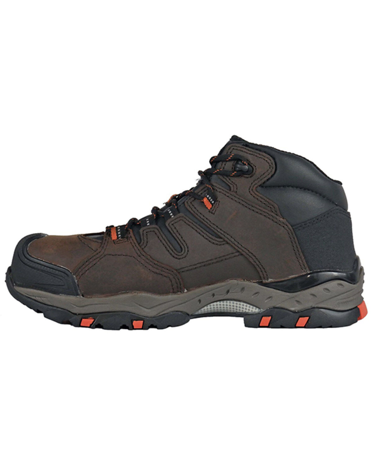 Image #3 - Hoss Men's Tracker Lace-Up Waterproof Work Boots - Composite Toe, Brown, hi-res