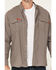 Image #3 - Lapco Men's FR Modern Uniform Long Sleeve Button-Down Work Shirt, Grey, hi-res