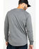 Image #2 - Hawx Men's Big Logo Long Sleeve T-Shirt - Big, Heather Grey, hi-res