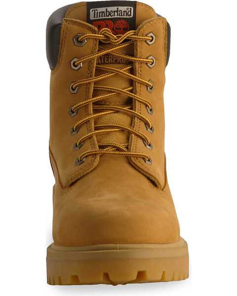 Image #4 - Timberland PRO Men's 6" Insulated Waterproof Boots - Steel Toe, Wheat, hi-res