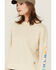 Image #2 - Carhartt Women's TENCEL&trade; Fiber Series Loose Fit Long Sleeve Graphic Sweatshirt, Oatmeal, hi-res