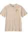 Image #2 - Carhartt Men's Relaxed Fit Lightweight Logo Short Sleeve Graphic T-Shirt, Off White, hi-res