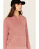 Image #2 - Carhartt Women's Relaxed Fit Midweight French Terry Hoodie , Maroon, hi-res