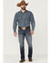 Image #1 - Cody James Men's Moonlight Wash Jackson Slim Straight Stretch Denim Jeans, Medium Wash, hi-res