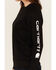 Image #3 - Carhartt Women's Relaxed Fit Midweight Graphic Crewneck Sweatshirt, Black, hi-res