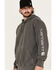 Image #2 - Carhartt Men's Midweight Relaxed Fit Graphic Hooded Sweatshirt, Dark Grey, hi-res