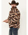 Image #2 - Ariat Men's Chimayo Southwestern Fleece Jacket, Tan, hi-res