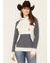 Image #1 - Wanakome Women's Delina Color Block Hoodie , Tan, hi-res